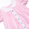 Little Bits of Love Embroidered Dress, Pink