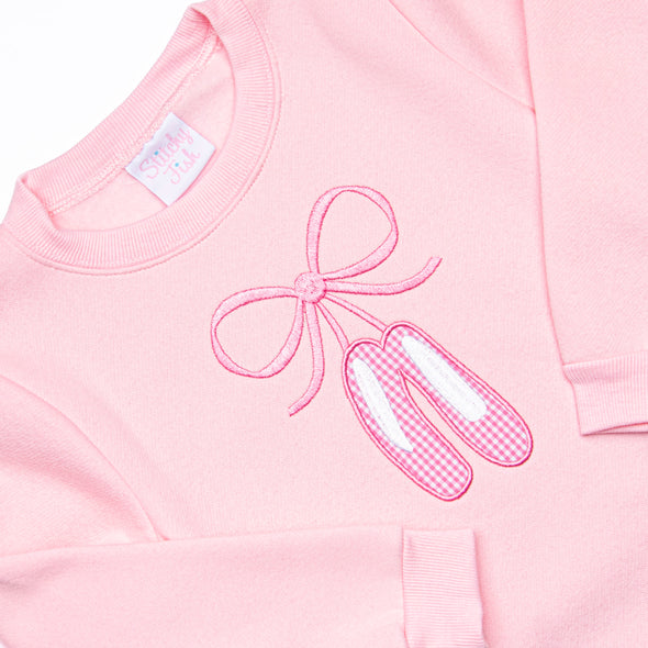 Doorbuster: Ballet Slippers Sweatshirt, Pink