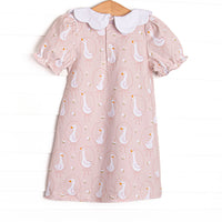 Silly Goose Dress, Pink