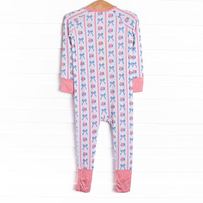 Rose of Bows Bamboo Zippy Pajama, Pink