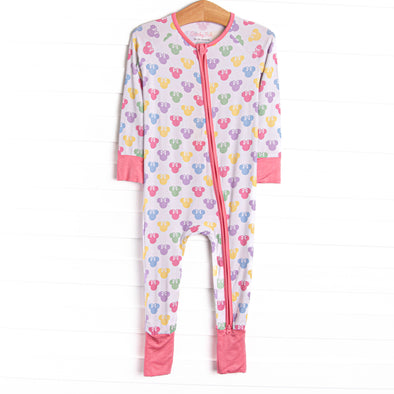 Magic Dreamland Bamboo Zippy Pajama, Pink
