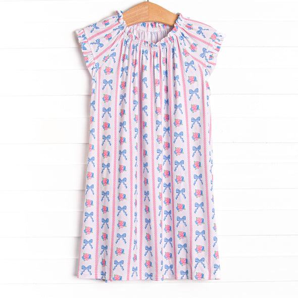 Rose of Bows Bamboo Night Gown, Pink