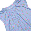 Tulip Blooms Bamboo Night Gown, Blue