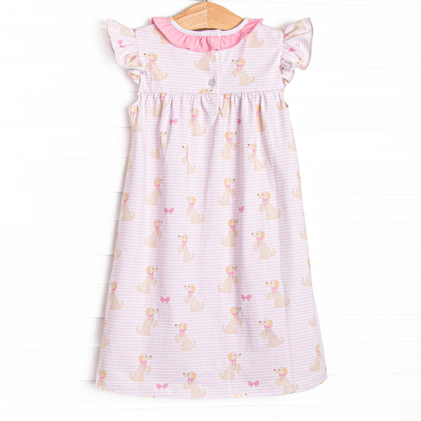 Sit, Stay, Play Dress, Pink