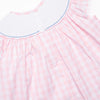 Noah's Ark Smocked Ruffle Short Set, Pink