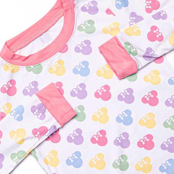 Magic Dreamland Bamboo Pajama Set, Pink