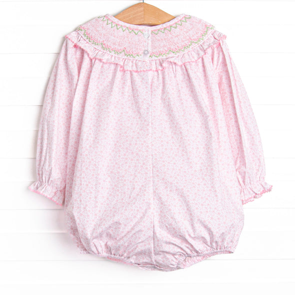 Kept Promise Petals Smocked Bubble, Pink