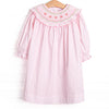 Kept Promise Petals Smocked Bishop Dress, Pink