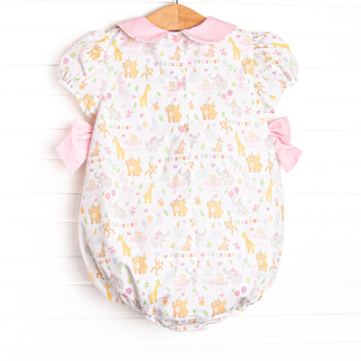 Safari Soiree Side Tie Bubble, Pink