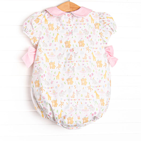 Safari Soiree Side Tie Bubble, Pink