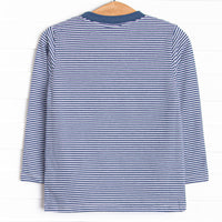 Autumn Fest Friend Applique Top, Navy