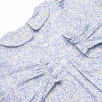 Prim Petals Smocked Legging Set, Blue