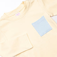 Coleman Pima Long Sleeve Pant Set, Yellow