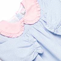 Fairytale Charm Ruffle Collar Bubble, Blue