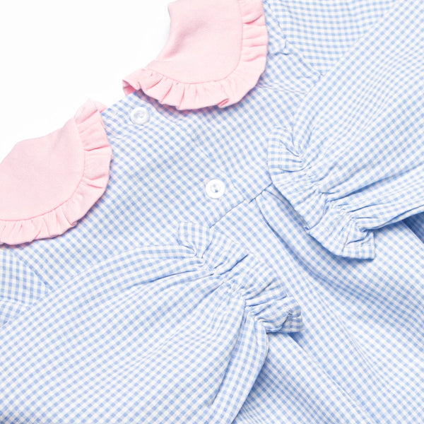 Fairytale Charm Ruffle Collar Bubble, Blue