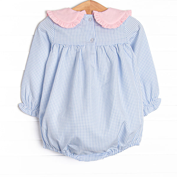 Fairytale Charm Ruffle Collar Bubble, Blue