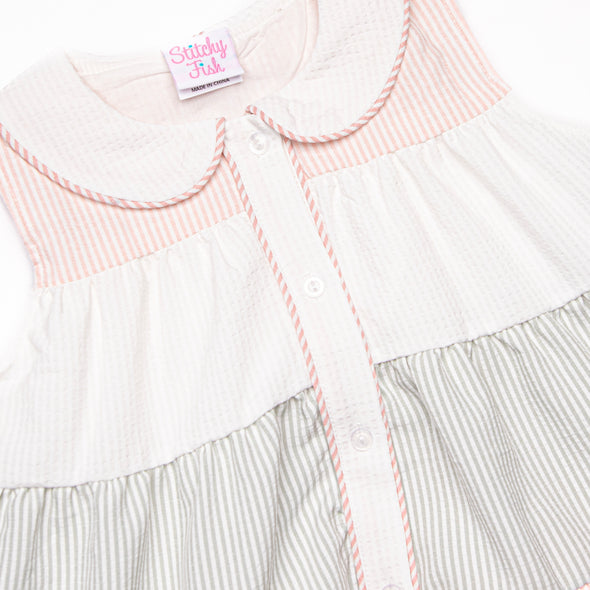 All Buttoned Up Dress, Pink