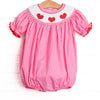 Be Mine Smocked Bubble, Pink