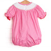 Be Mine Smocked Bubble, Pink