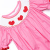 Be Mine Smocked Bubble, Pink