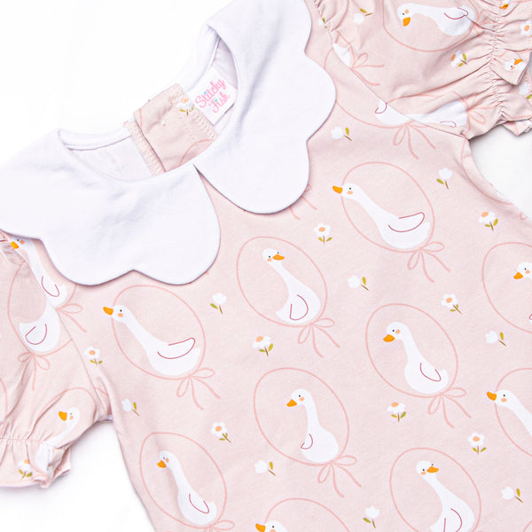 Silly Goose Diaper Set, Pink