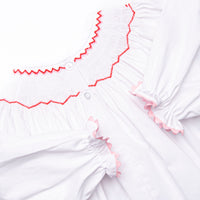 My Girl Garland Smocked Legging Set, Pink