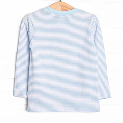 Outer Space Adventure Applique Top, Blue