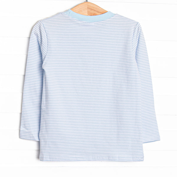 Outer Space Adventure Applique Top, Blue