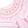 Kept Promise Petals Smocked Bishop Dress, Pink