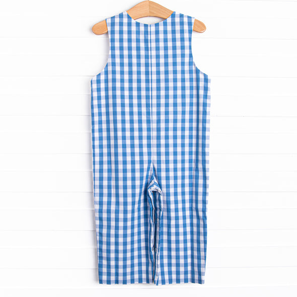 Craftsman Cutie Smocked Long Jon Jon, Blue
