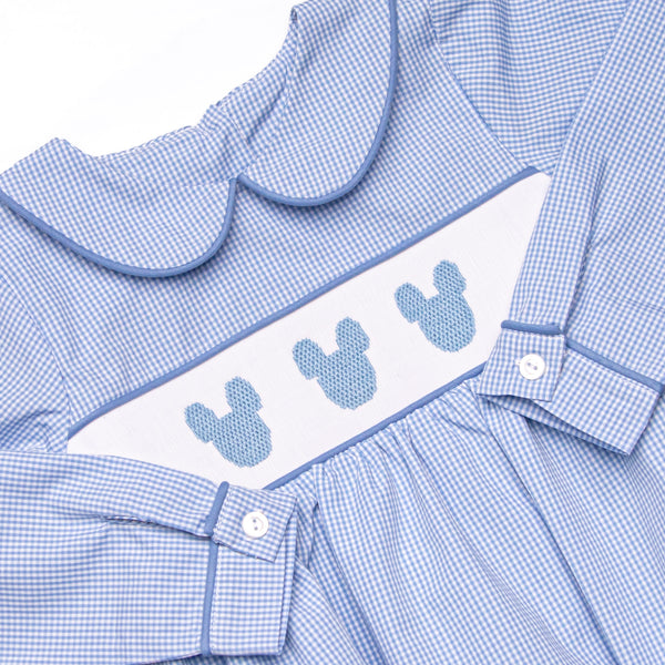 Palace Pastels Smocked Bubble, Blue
