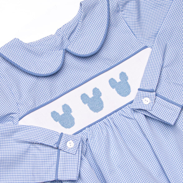 Palace Pastels Smocked Bubble, Blue