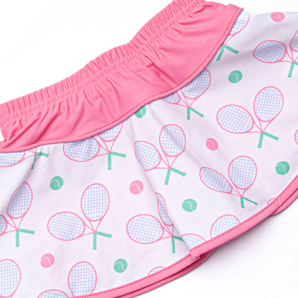 Racket Rally Skirt Set, Pink