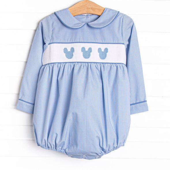 Palace Pastels Smocked Bubble, Blue