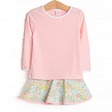 Sunshine Serve Skirt Set, Pink