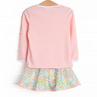 Sunshine Serve Skirt Set, Pink