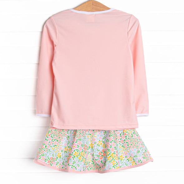 Sunshine Serve Skirt Set, Pink