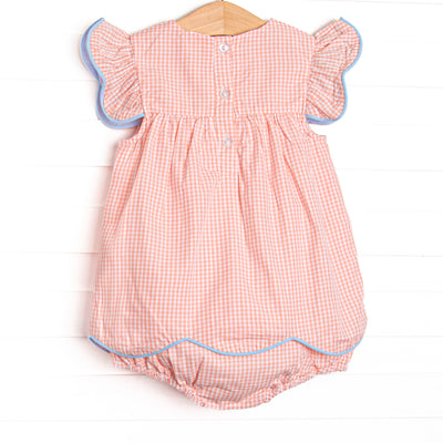 Sweet As A Peach Skirted Bubble, Orange