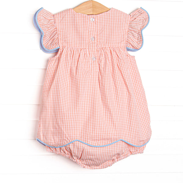 Sweet As A Peach Skirted Bubble, Orange
