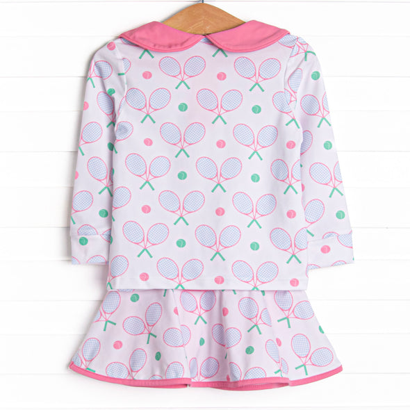 Racket Rally Skirt Set, Pink