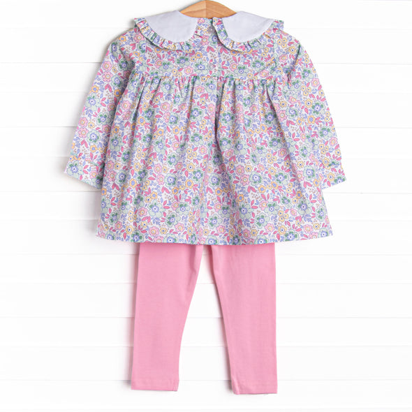 Finley Florals Legging Set, Pink