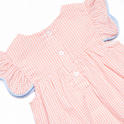 Sweet As A Peach Skirted Bubble, Orange