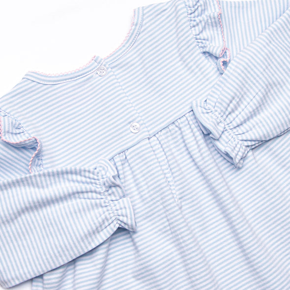 Love You Back Pocket Legging Set, Blue