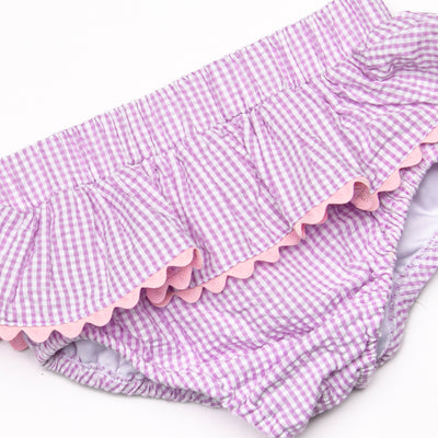 Tuesday Treats Smocked Bikini, Purple