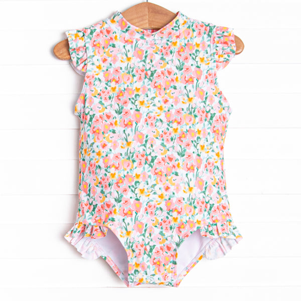Wildflower Fields One Piece, Pink