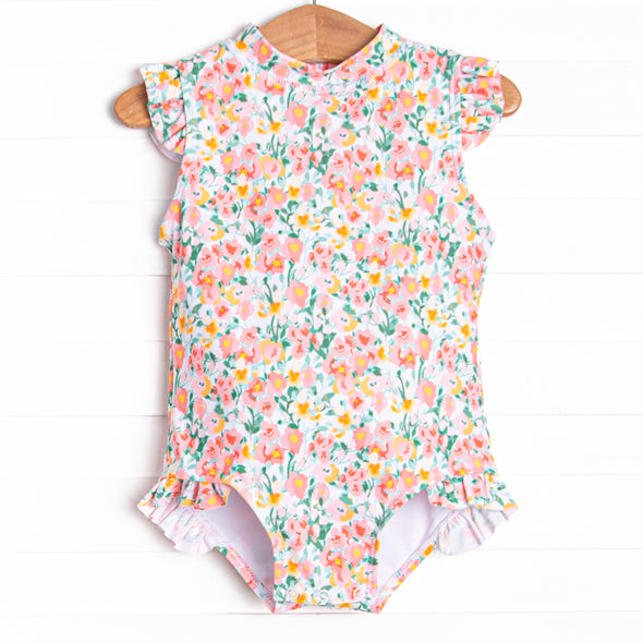 Wildflower Fields One Piece, Pink