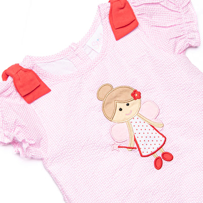 Fairy Fun Applique Legging Set, Pink
