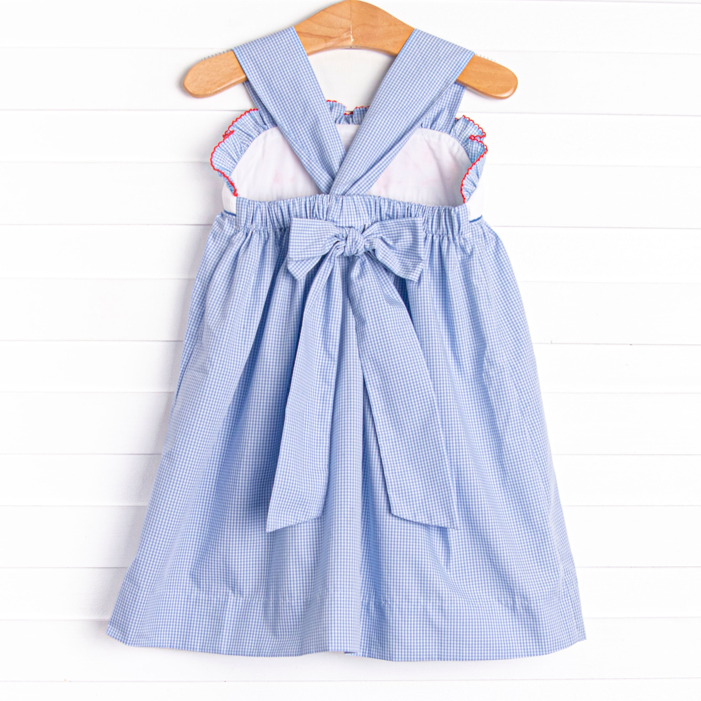 Brave Bows Smocked Dress, Blue Stitchy Fish Brave Bows Smocked Dress, Blue Stitchy Fish