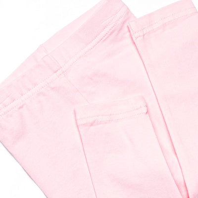 Golden Days Embroidered Legging Set, Pink Stripe