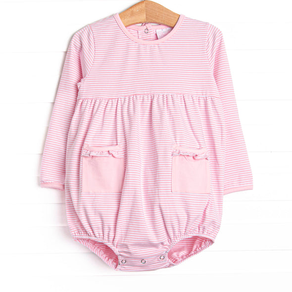 Lexie Pocket Bubble, Pink Stripe